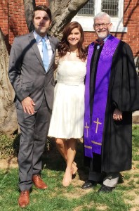 Congratulations to Caldwell newcomers Katherine and Thomas Burke-Reisinger, who were married yesterday. Thomas just moved here from London and Katherine is a lifelong Presbyterian and area veterinarian. Look for them on an upcoming Sunday to say hello and congratulations.